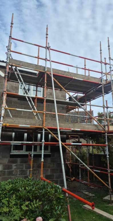Steel frame installation